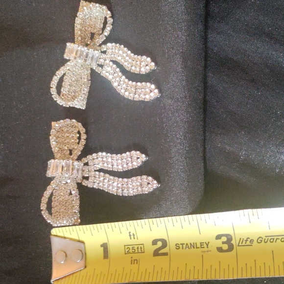 Rhinestone earrings - Picture 3 of 3